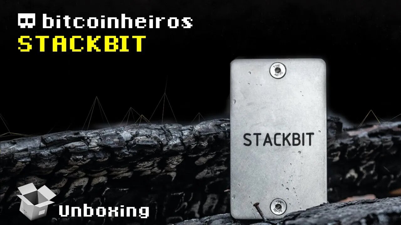 Stackbit - Unboxing da carteira de metal fabricada no Brasil