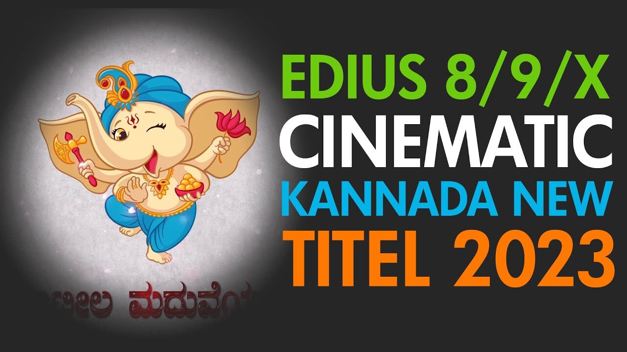 🟢Edius wedding title | kannada title 2023 | cinematic kannada title 2023 | kannada wedding title