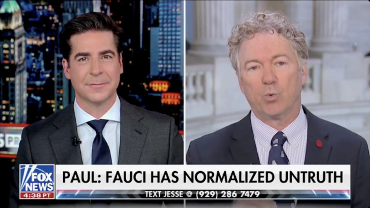 Sen. Rand Paul: I Think It’s Dr. Fauci That Has ‘Normalized Untruths’