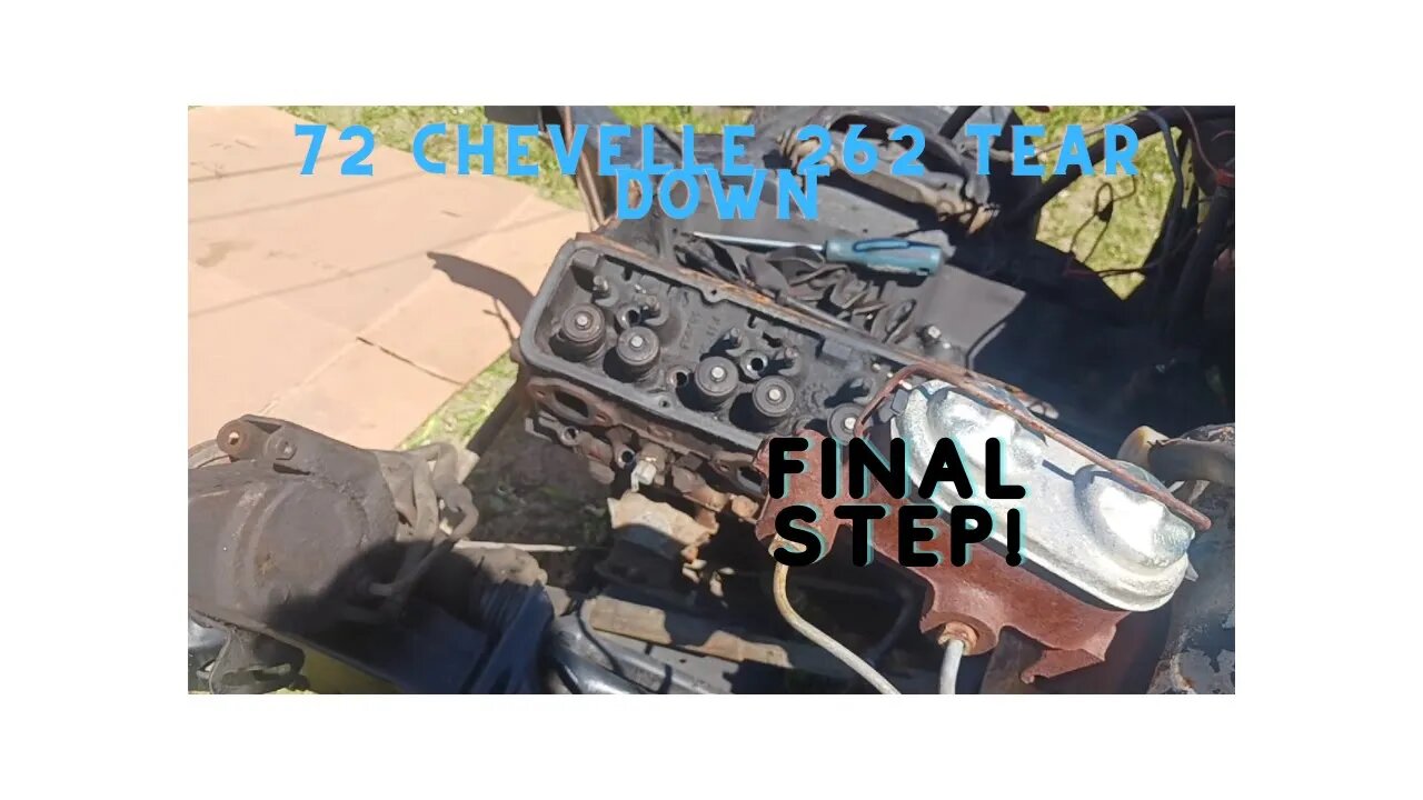 72 Chevelle final step before pulling engine