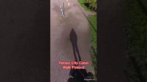 Porvoo City of Finland Canal walk | shot with insta360