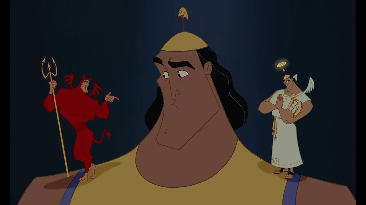 Kronk's Shoulder Angel and Devil | The Emperor's New Groove