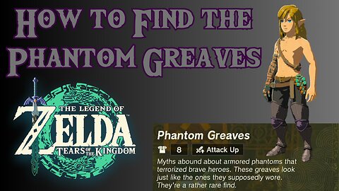 How To Find The Phantom Greaves in The Legend of Zelda: Tears of the Kingdom!!! #TOTK