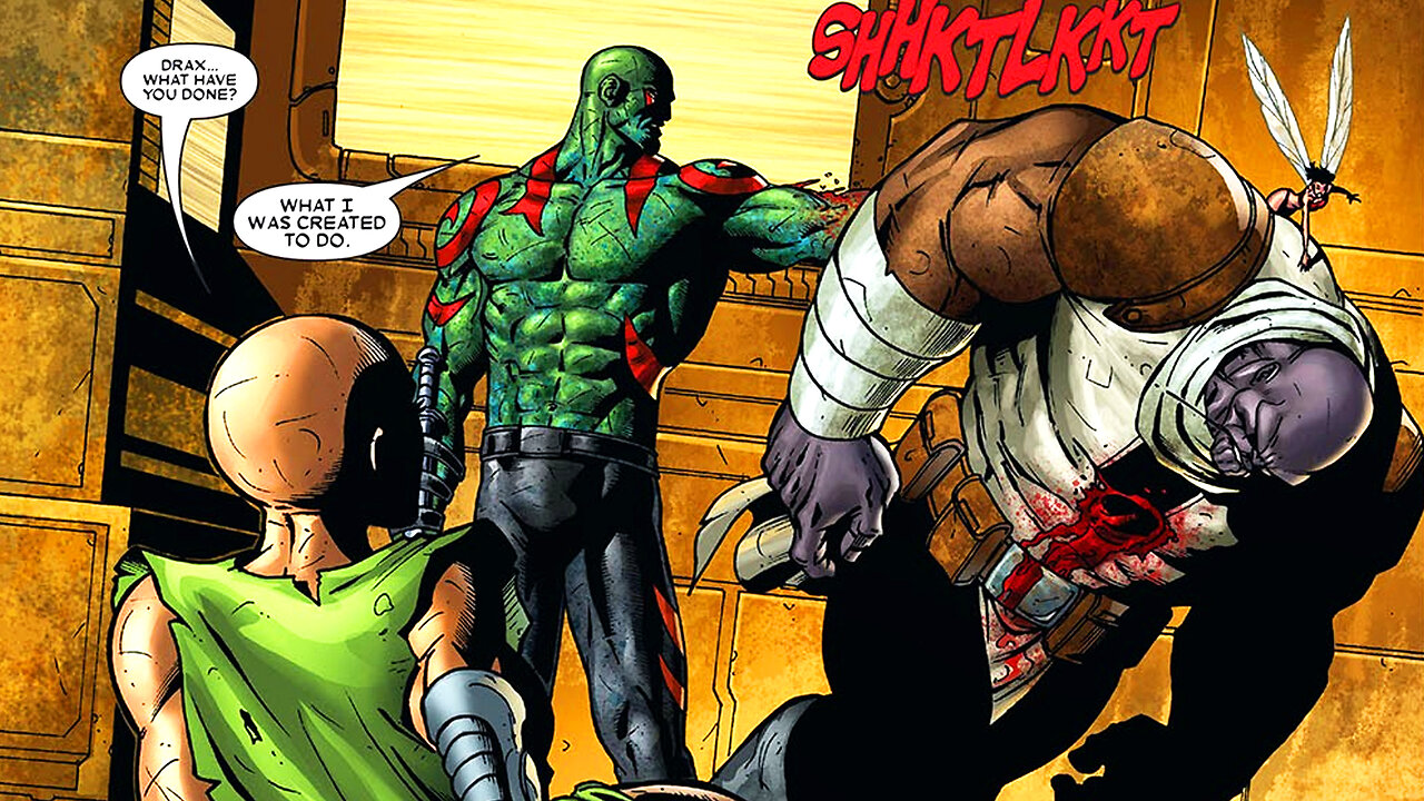 Drax The Destroyer Humbles Thanos