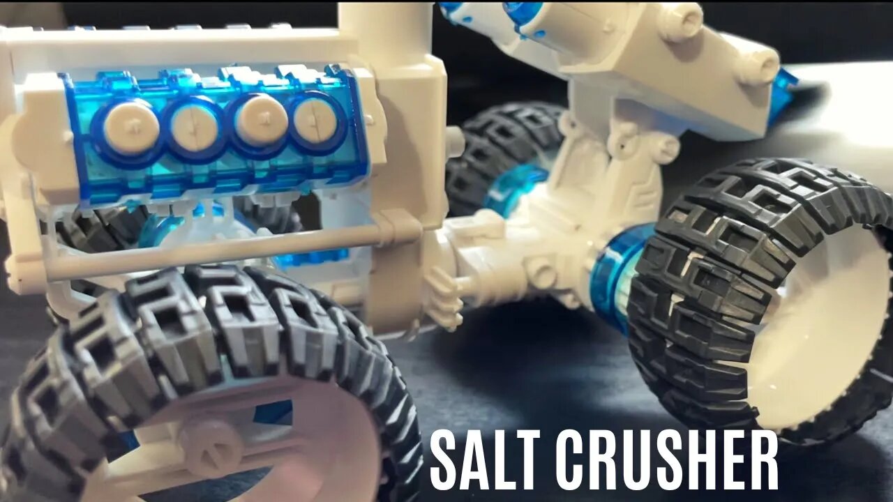 Teach Tech Salt Crusher - Salt Water Monster Truck, Explore Alternative Energy! Watch Me Assemble It