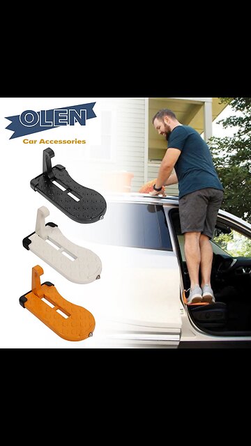Annual Sale! Foldable Car Roof Rack Step Car Door Step