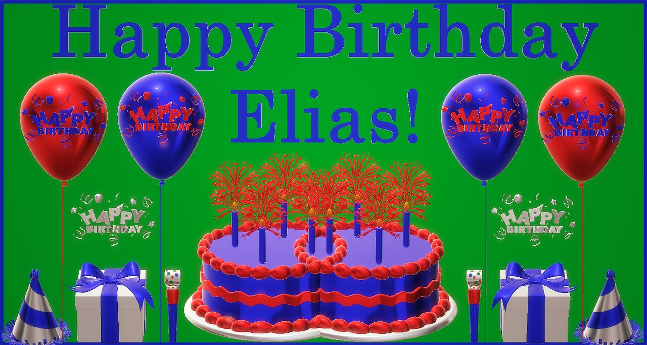 Happy Birthday 3D - Happy Birthday Elias - Happy Birthday To You - Happy Birthday Song