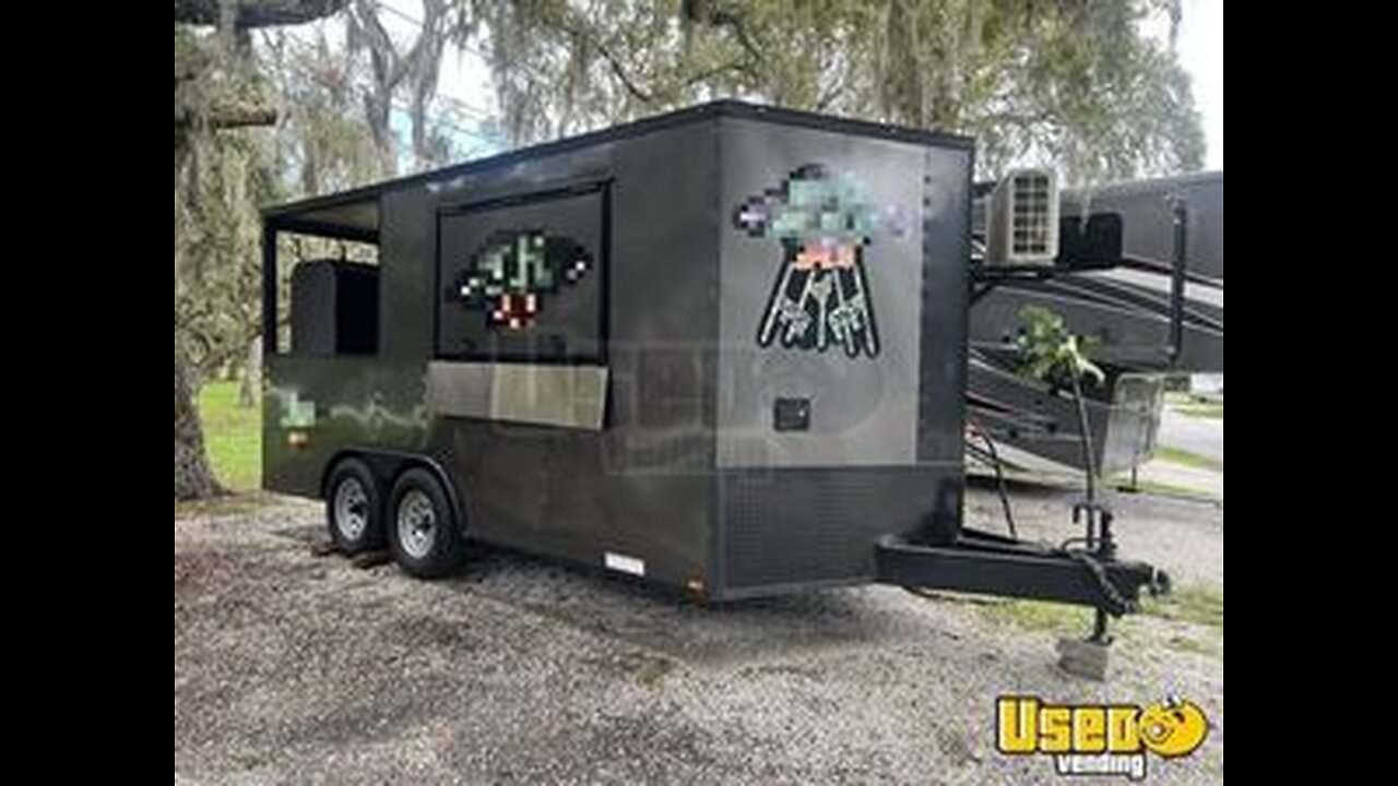 2021 - Diamond Cargo 8.5' x 10' Barbecue Concession Trailer with Open Porch for Sale in Florida