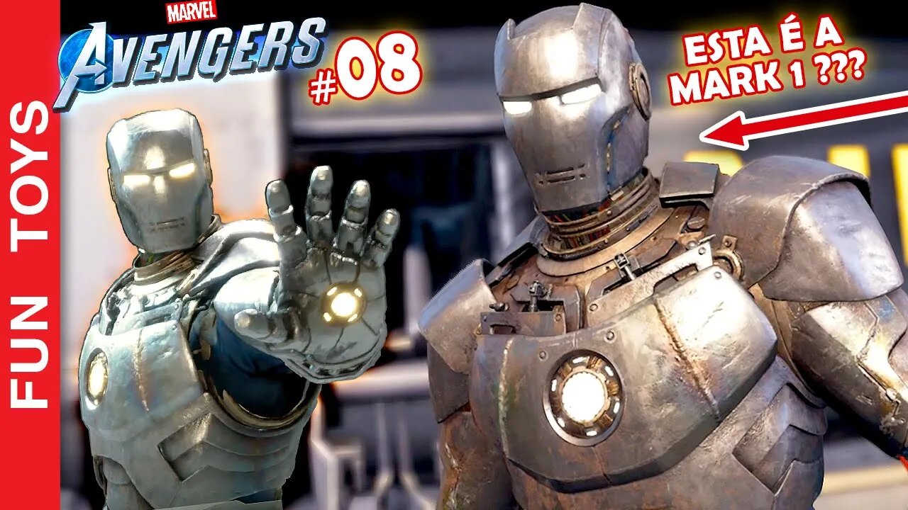 Marvel's Avengers #08 - Finalmente jogando com o IRON MAN de "ARMADURA"! Será que esta é a Mark 1?