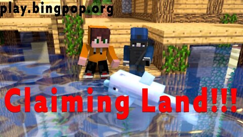 How to claim land on BingPop | BingPop SMP | Tutorial