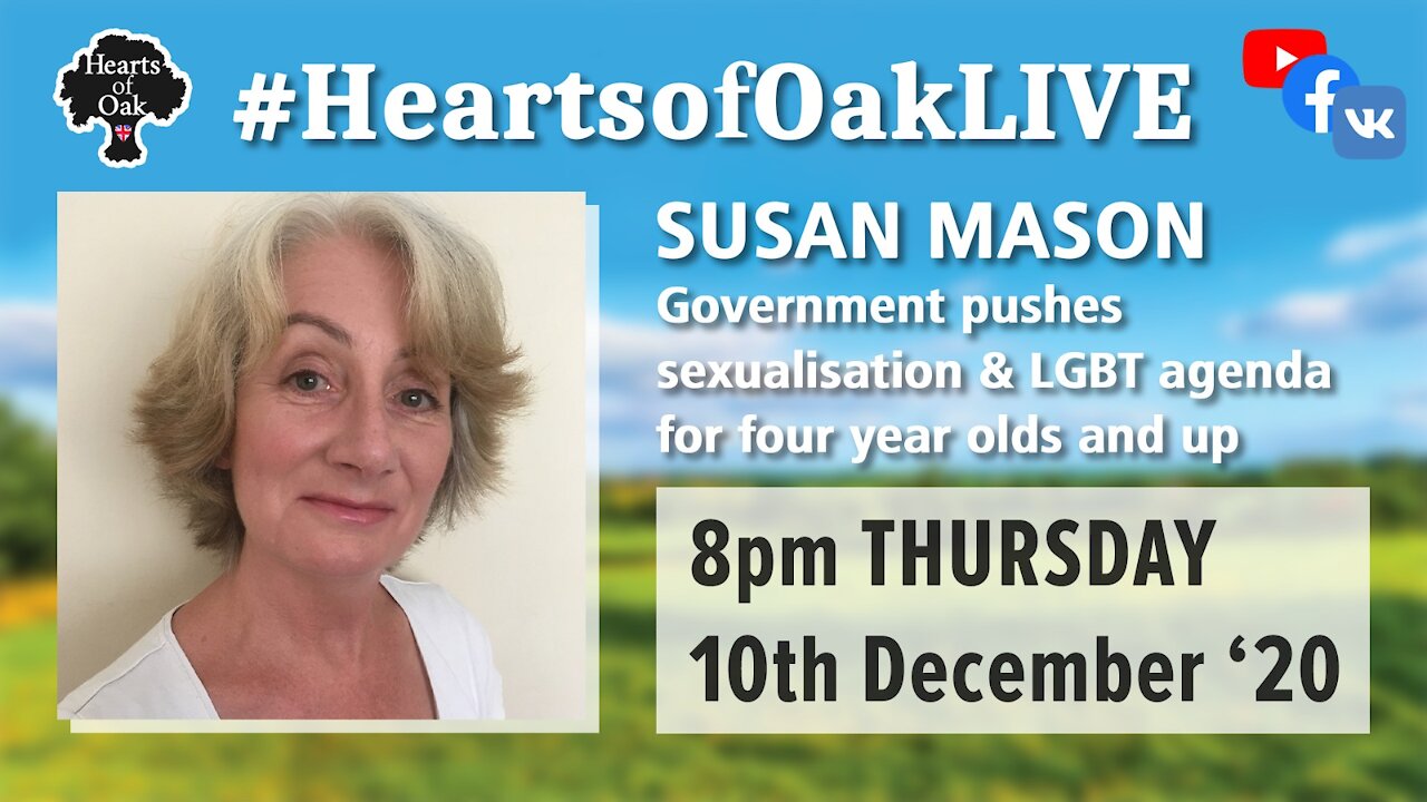 Susan Mason - Government pushes sexualisation and LGBT agenda on four year olds