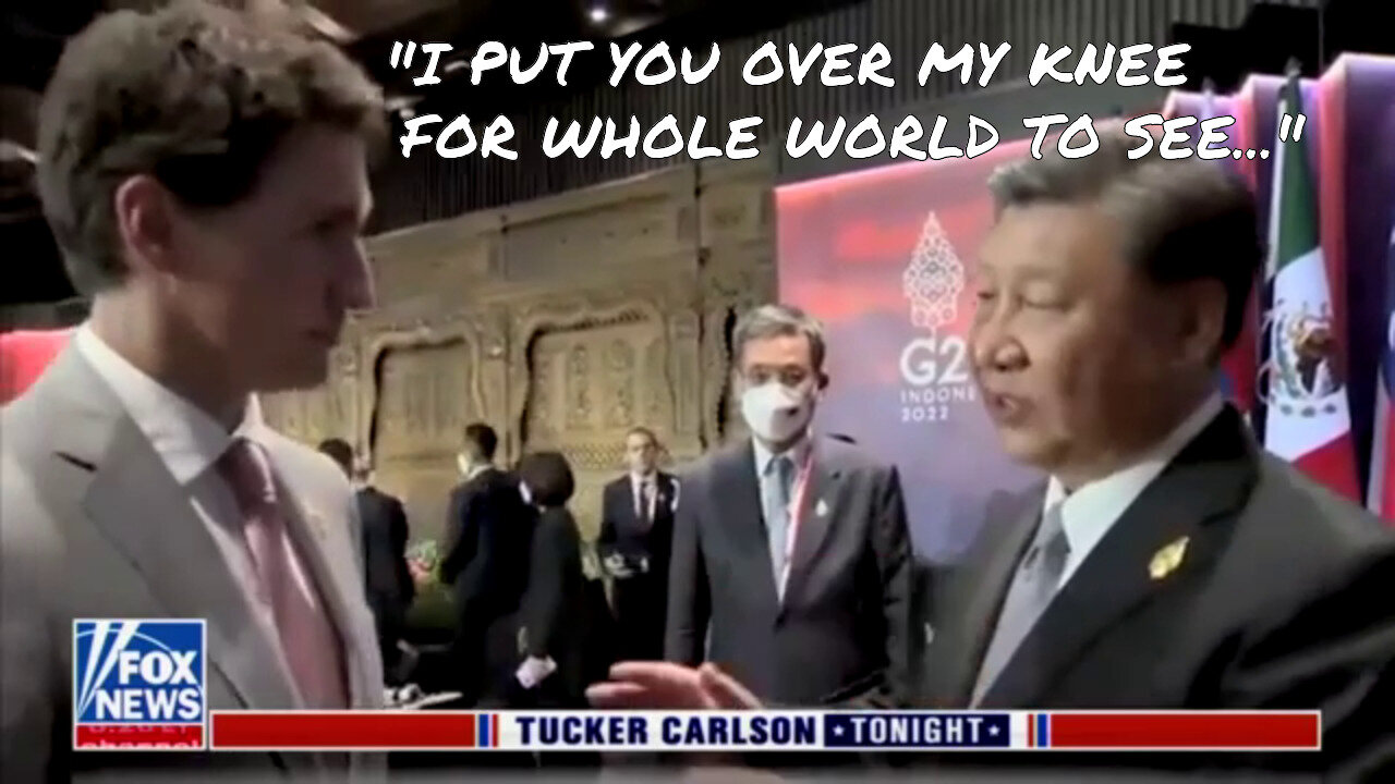 LITTLE JUSTIN CASTRO GETS SPANKED BY CHINESE PRESIDENT XI ON THE GLOBAL STAGE