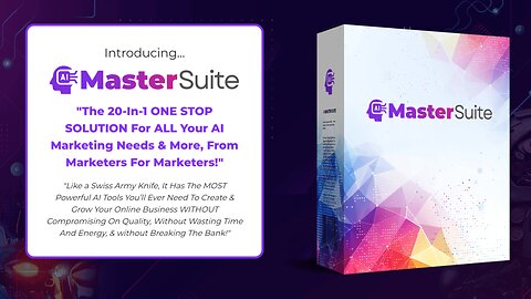 AI MasterSuite Review 2024: The Ultimate AI Marketing Solution for Professionals