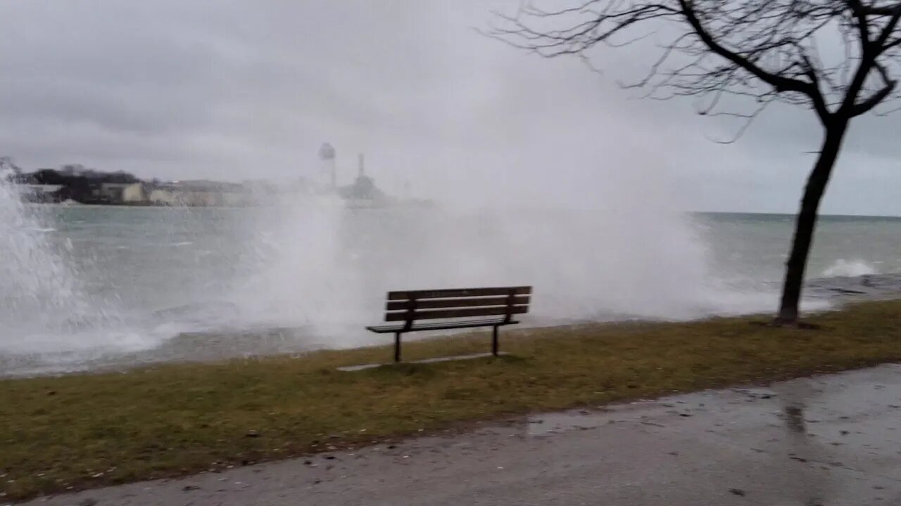 Bluewater Bridge Stormy Weather January 11th 2020