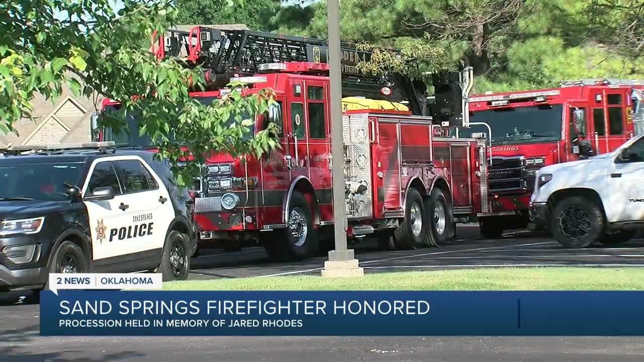 Honoring a fallen firefighter