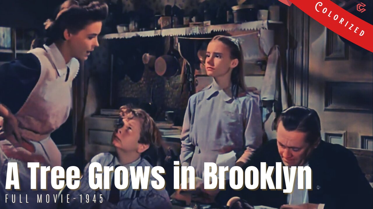 A Tree Grows in Brooklyn 1945 | Drama Film | Colorized | Full Movie | Dorothy McGuire, James Dunn