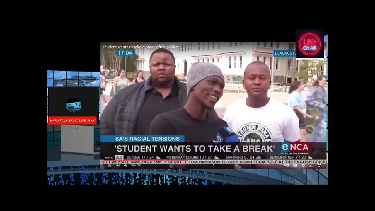 White South African College urinates on Black College students belongings #SouthAfrica