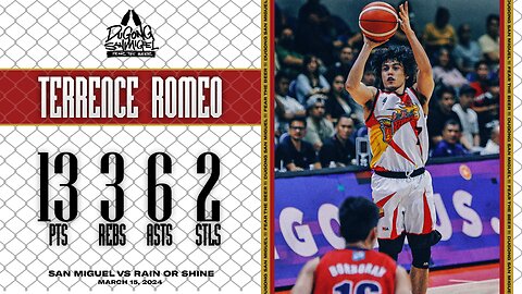 Terrence Romeo Highlights [San Miguel vs Rain or Shine | Mar. 15, 2024]