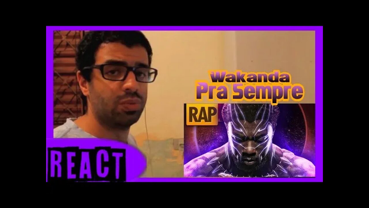 React RAP DO PANTERA NEGRA // WAKANDA PRA SEMPRE // HOMENAGEM | AllPlaceBr