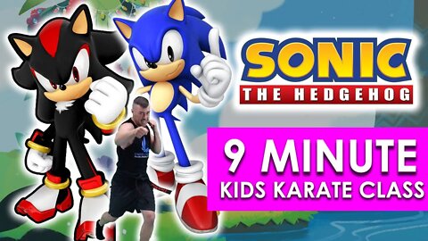 SONIC and SHADOW Karate Class For Kids - KIDS SONICE KARATE CLASS - RACE SHADOW - Learn footwork