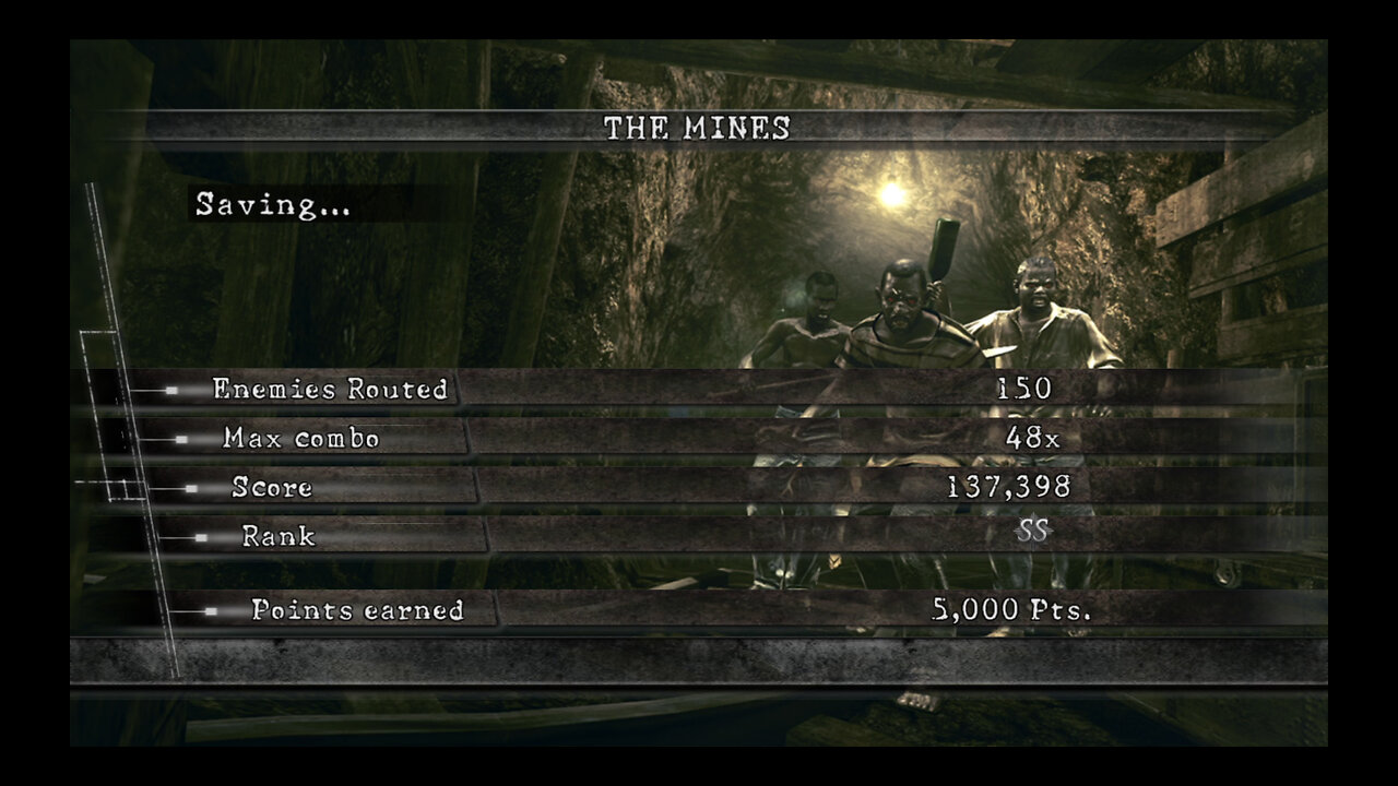 PS4 Resident Evil 5 Mercenaries United Solo Mine Rebecca 150 kills