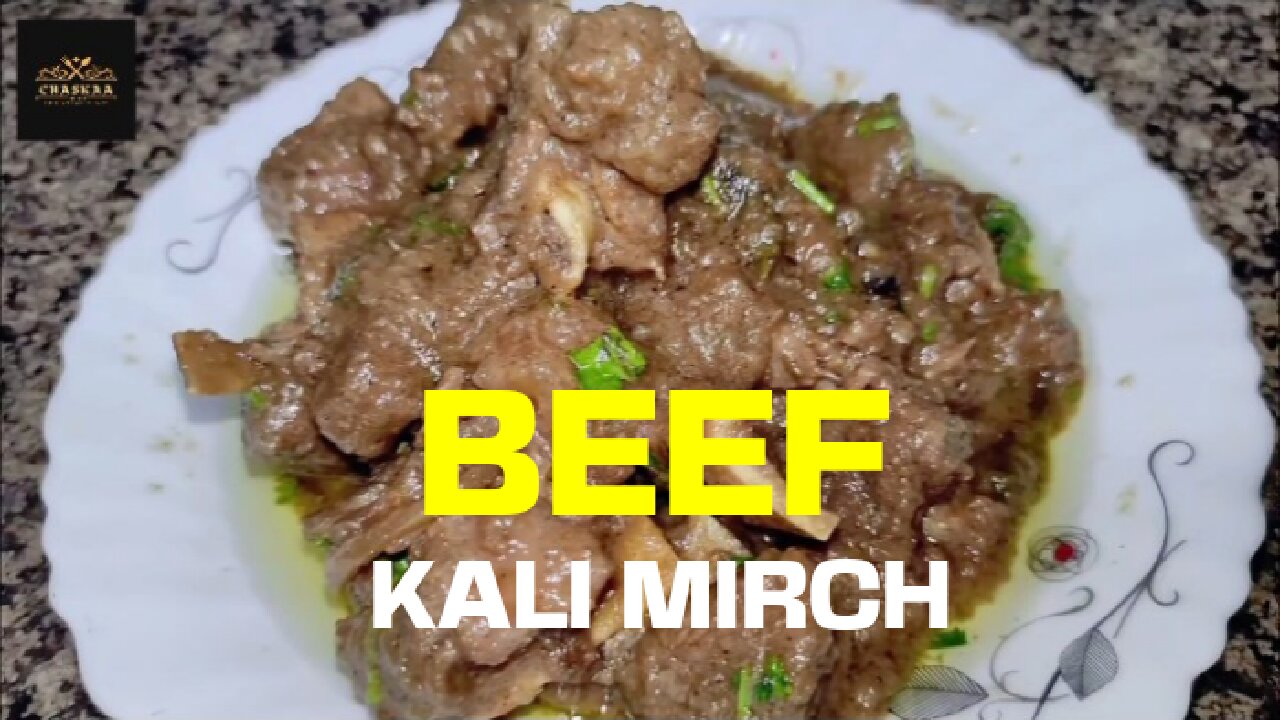 Beef Kali MIRCH _ Recipe _ by Chaskaa