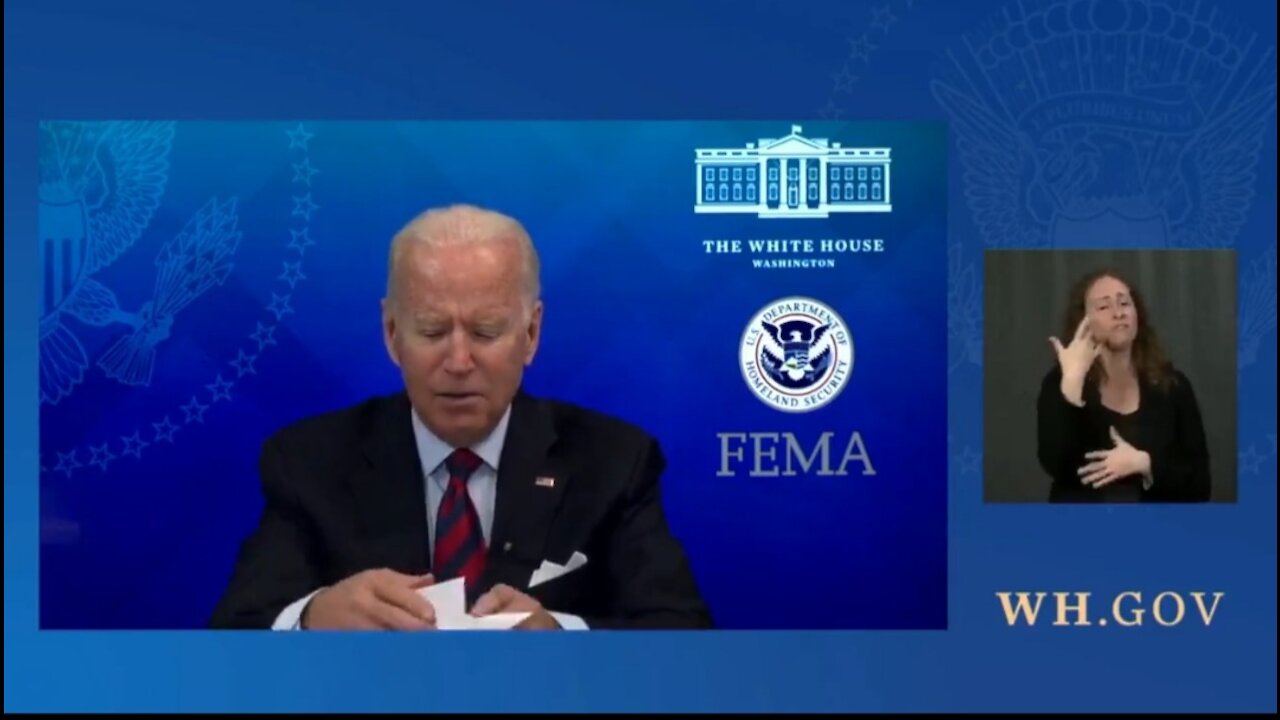 Confused Biden Doesn't Know What To Do Next In Meeting