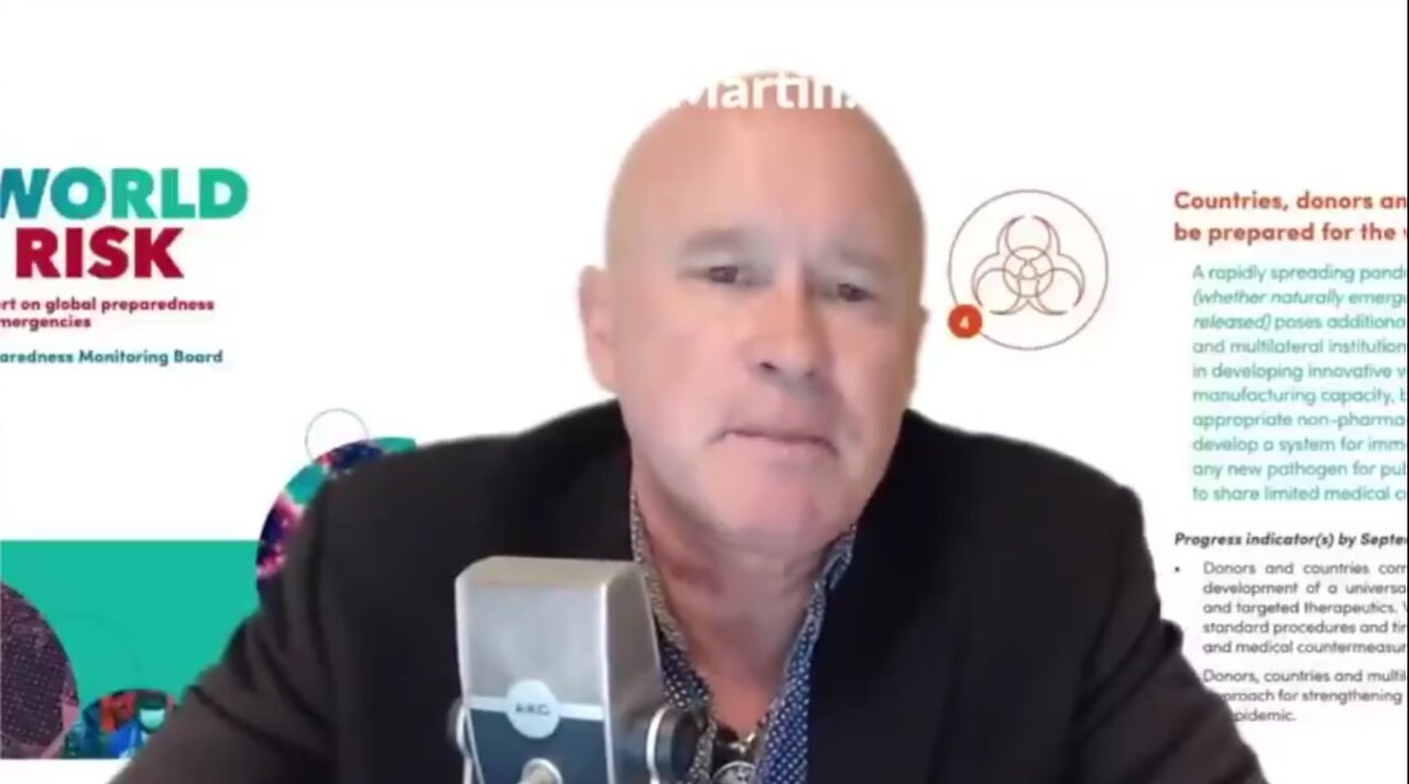 David Martin - C19 deliberately manufactured and released by entities with intent