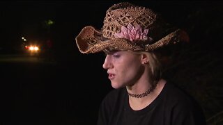 Woman reports seeing wounded man after hearing shots