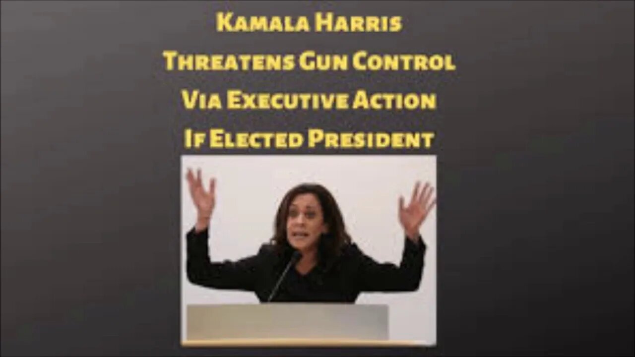 Kamala Harris Gun Control
