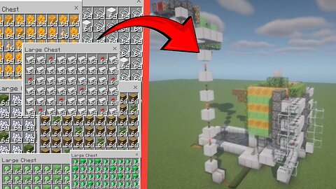 I make automatic 5 farm in Minecraft bedrock editing