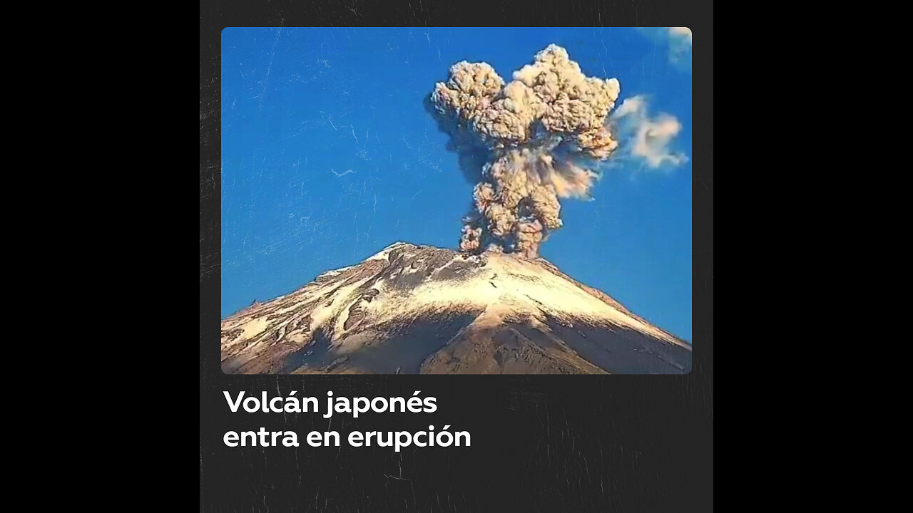 Despierta el volcán Sakurajima y lanza cenizas a más de 2.000 metros