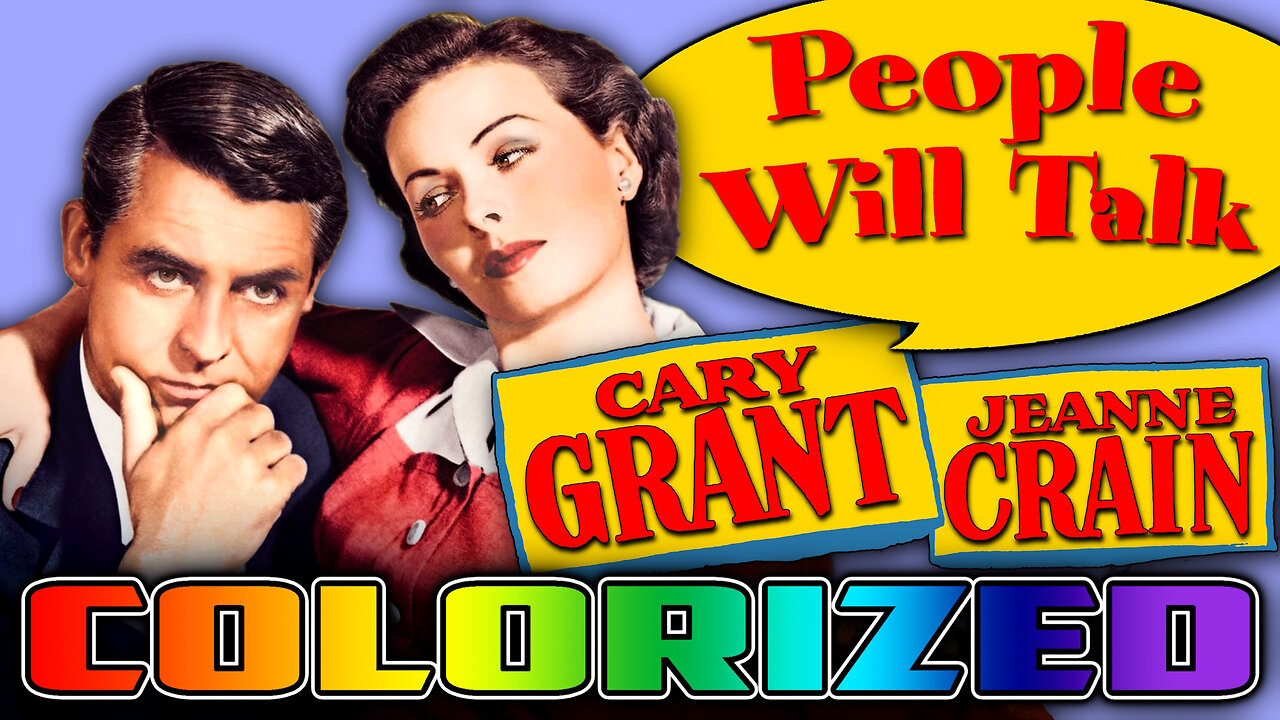 People Will Talk - AI COLORIZED - Comedy - Starring Cary Grant and Jeanne Crain