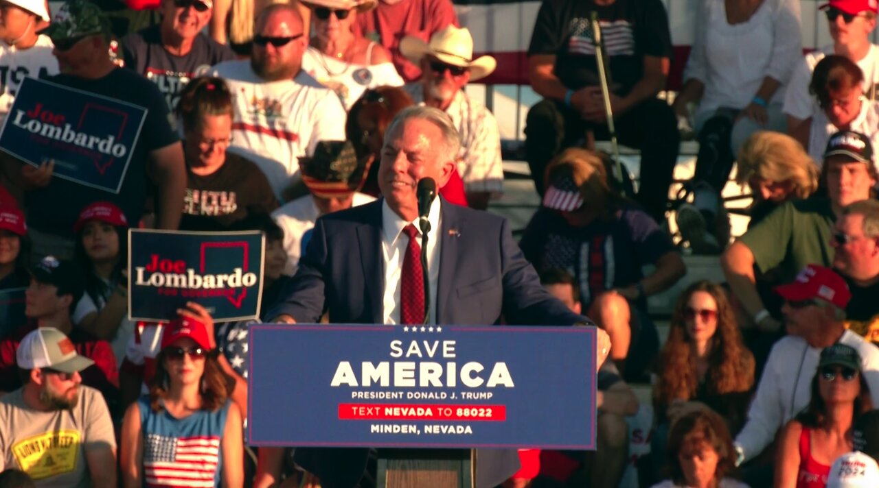 Joe Lombardo Remarks at Save America Rally in Minden, NV - 10/8/22