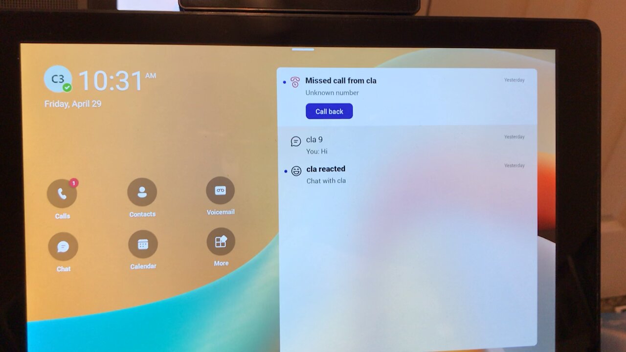 Can't go to Device Setting