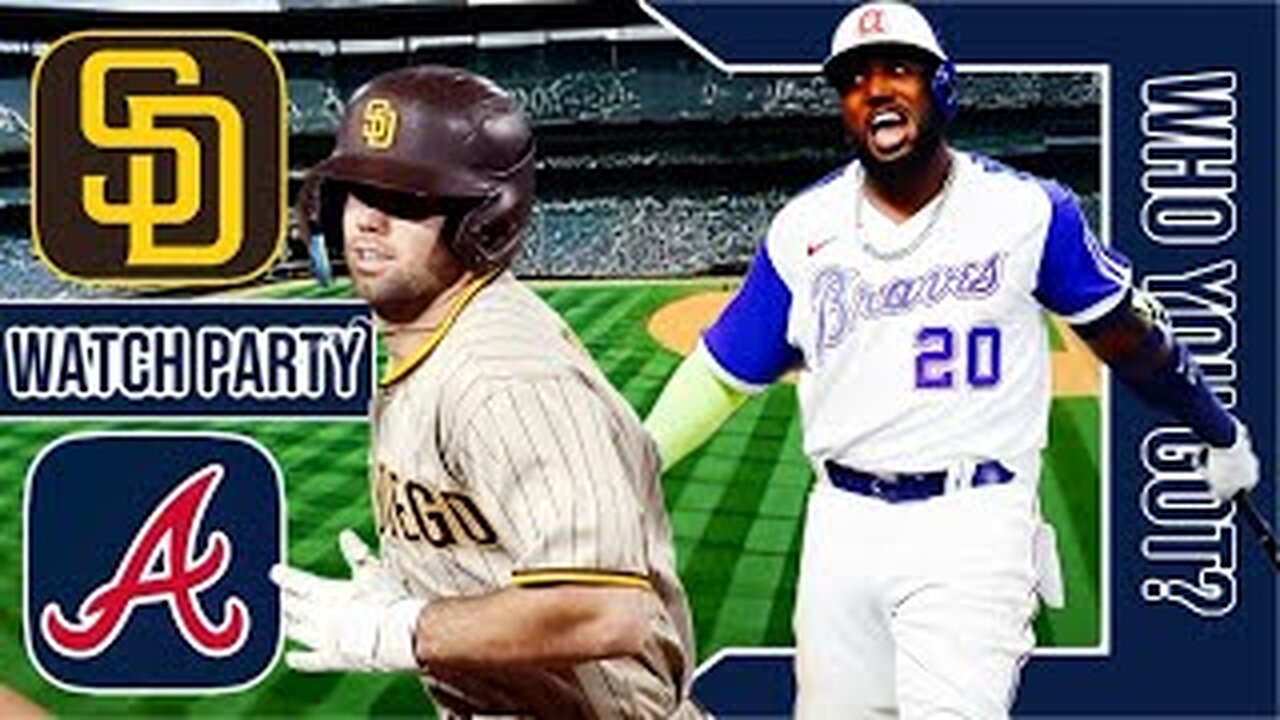 San Diego Padres vs Atlanta Braves | Live Play by Play & Reaction Stream | MLB 2024 Game 43