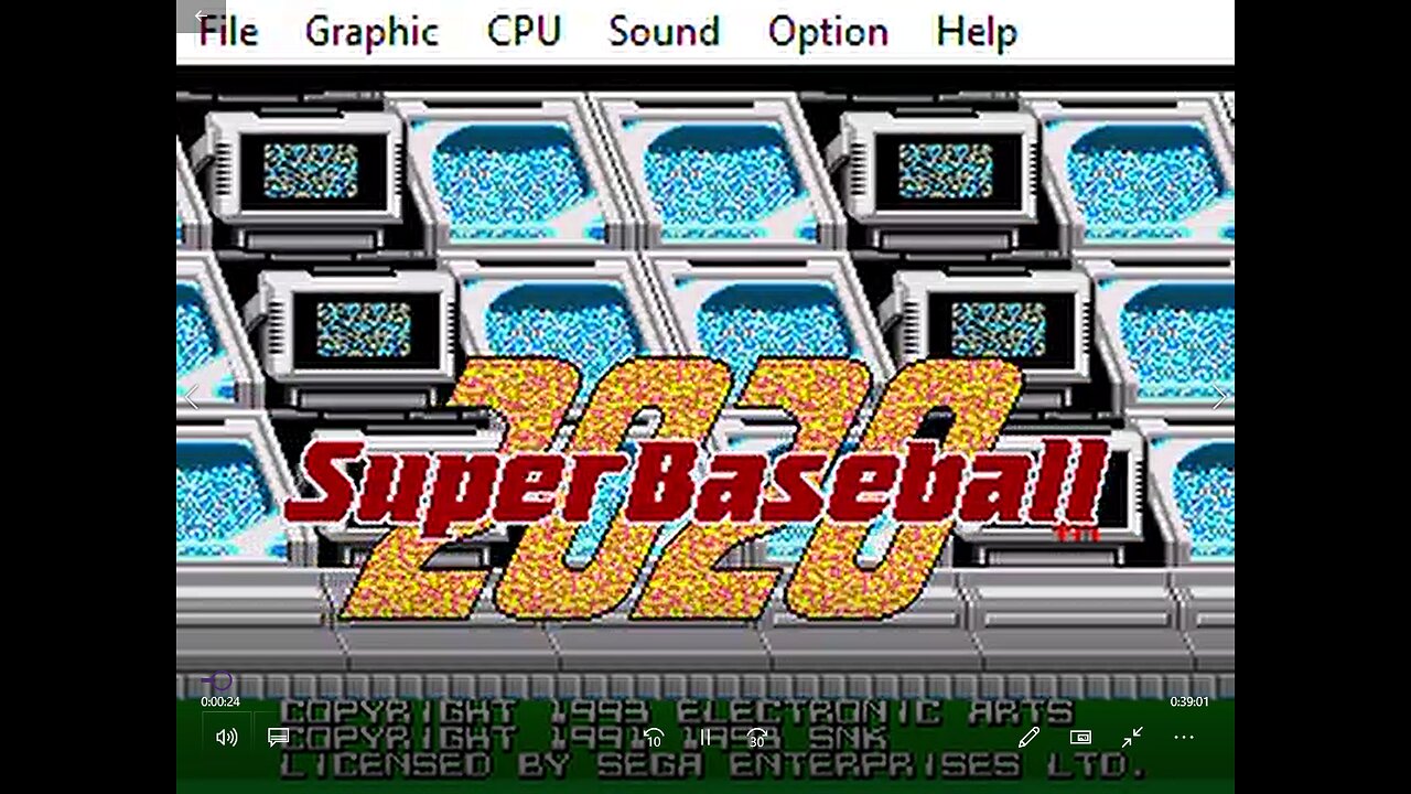 Genesis rom, Super Baseball 2020