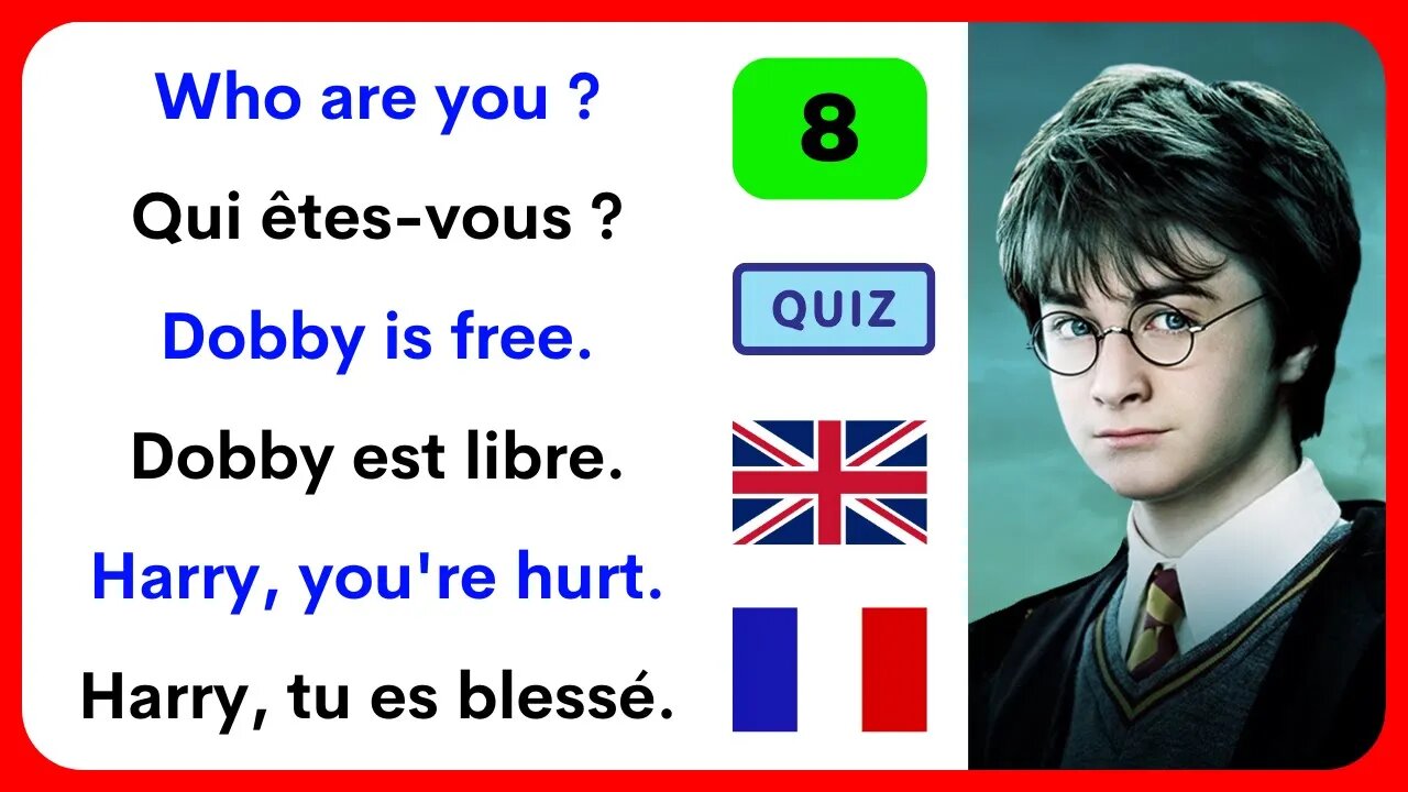 Testez et améliorez votre anglais avec Harry Potter 📚 Part 8