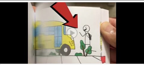 man gets ran over by a bus (BLOOD WARNING!!!)
