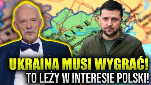 Korwin-Mikke tłumaczy: Ukraina ma WYGRAĆ tę wojnę! To leży w interesie Polski