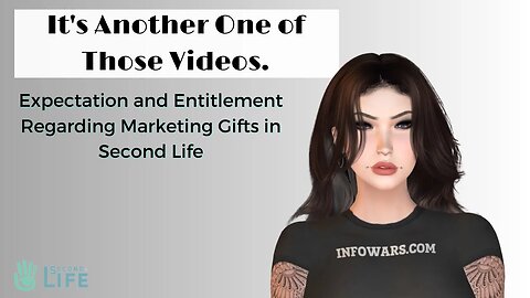 It's Another One of Those Videos About Second Life. Reply to your comment@chris101gray3