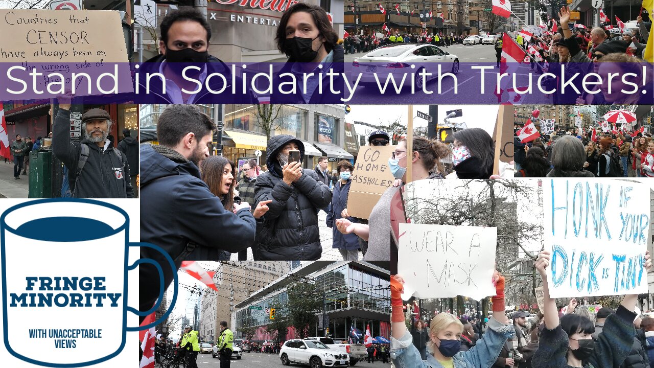 Tensions High as 1,000 Vehicles Convoy Through Vancouver to Support Truckers and End Mandates