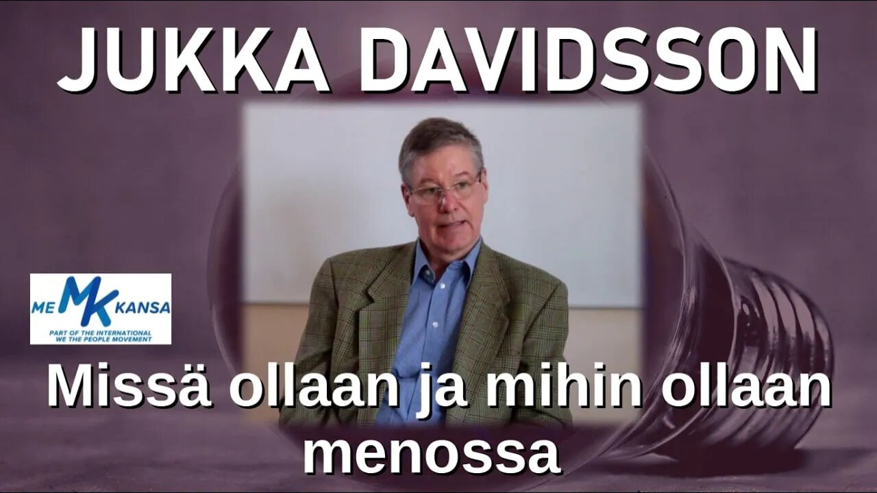 ATOMIstudio: Jukka Davidsson - Missä ollaan ja mihin ollaan menossa 23.3.22.klo 18