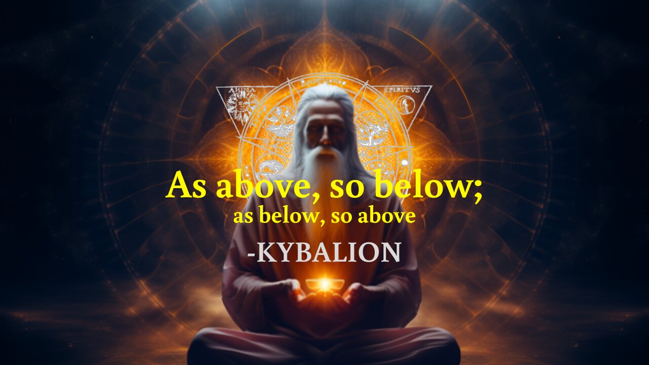 The Principle of Correspondence - Wisdom of The Kybalion - As above so below