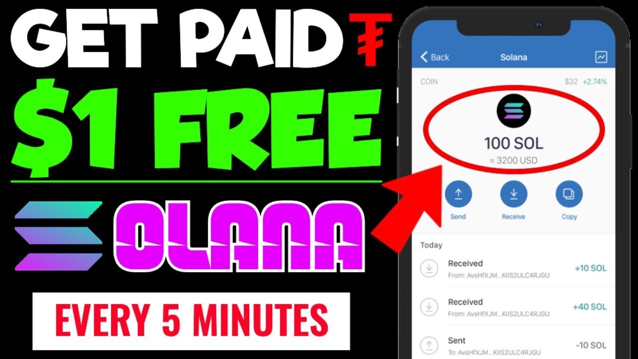 Get Paid $1 Free Solana With This Trick In 5 Minutes | Instant Payment.