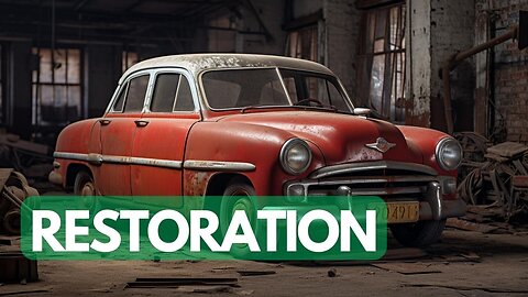 Restoration of the USSR car | Реставрация советской машинки