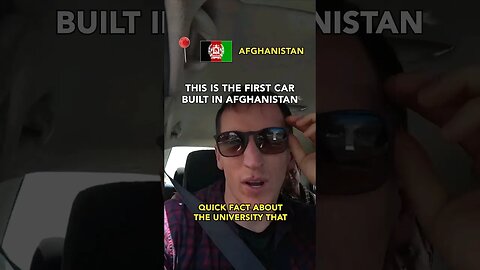 🇦🇫 This is the First Car Built in Afghanistan