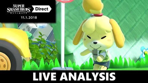 Live Analysis | Isabelle (New Gameplay) - Super Smash Bros. Ultimate