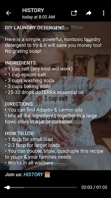 Documentary: Homemade Laundry Detergent