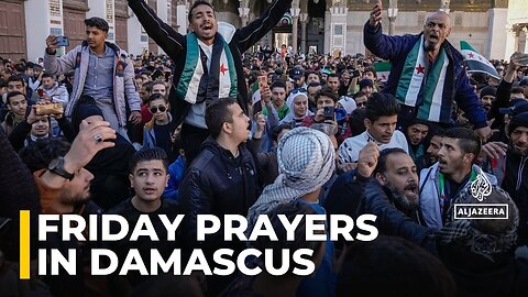 Friday prayers at Umayyad Mosque 'a historic moment'